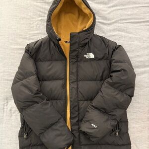 The North Face Black Puffer Fleece Jacket with fleece lining